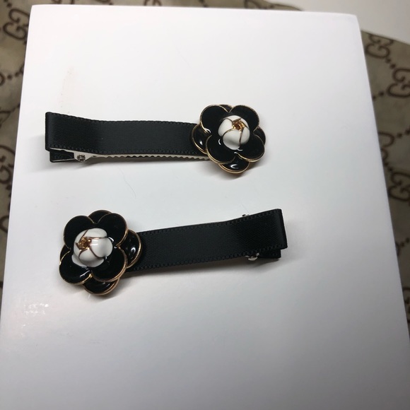 Camellia Flower Hair Ties/Clips - Picture 6 of 7